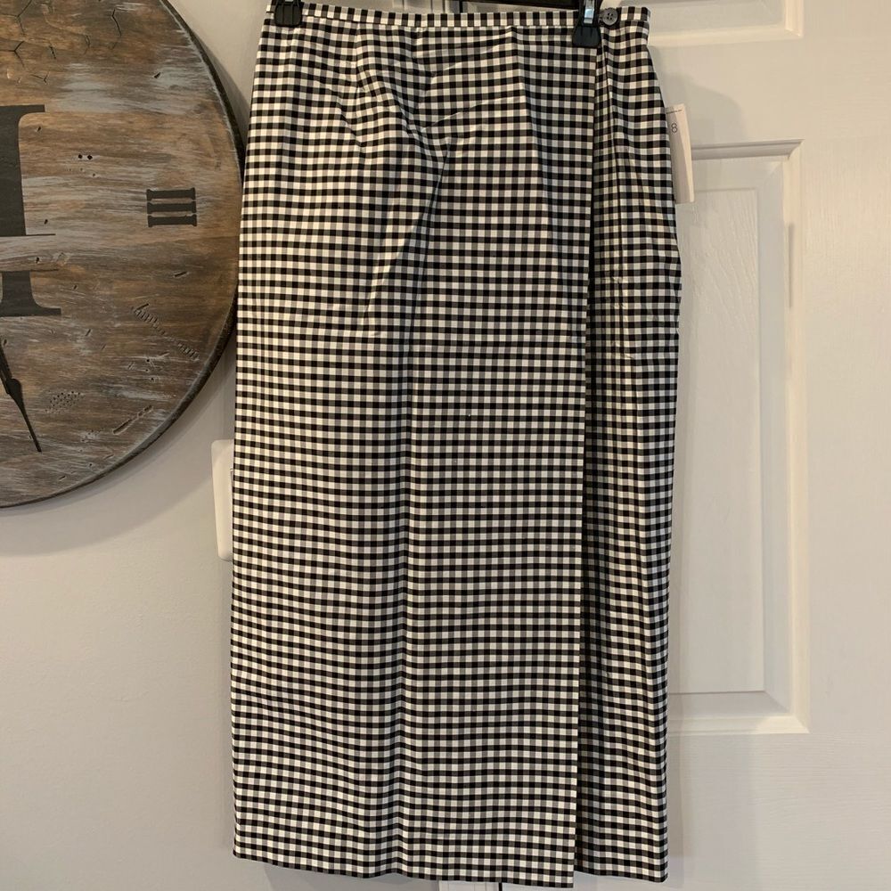 LizΒ ClaiborneβSilk Skirt Faux Wrapβ8PβNWT